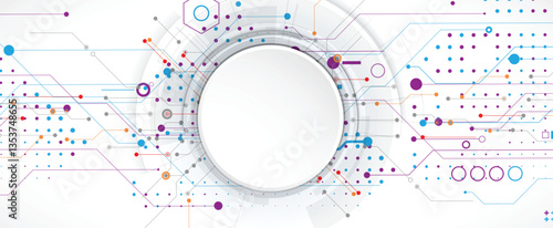 Cyber security circuit technology background