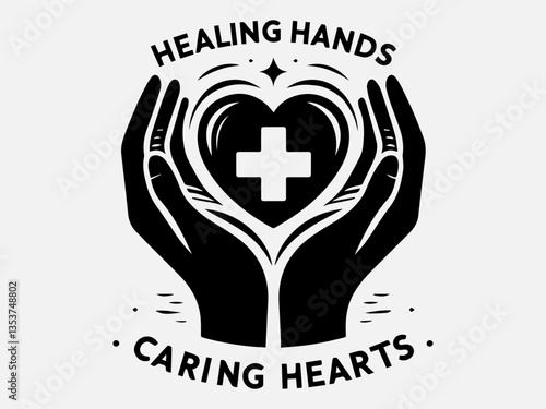 National Nurses Day Silhouette Vector Illustration