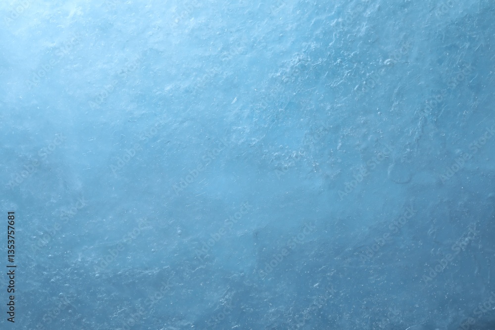 Obraz premium Texture of clear ice as background, closeup