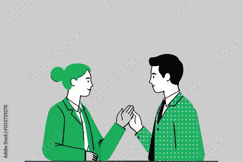 Business Handshake: Team Agreement and Partnership, Professional Collaboration Concept. 