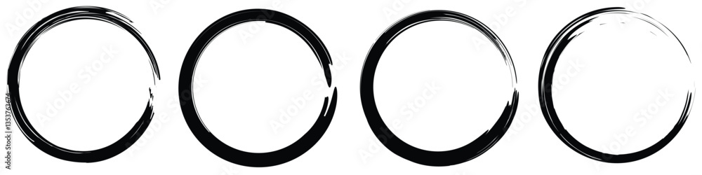 Hand drawn circle line sketch set. Circular vector image. Hand drawn circle with doodle patterns. Vector brush strokes circles of paint. Hand drawn circle line sketch set. Circular vector image. Hand drawn circle with doodle patterns. Vector brush strokes circles of paint.