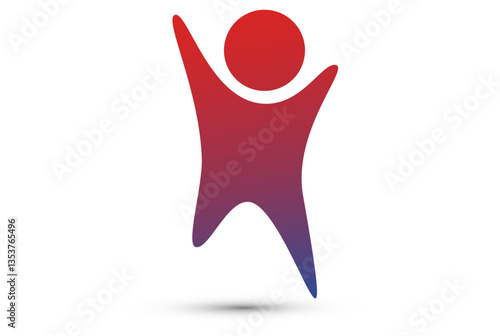 icona, silhouette,  persona, bimbi, infanzia, saltare, allegria, felicità, scuola,
