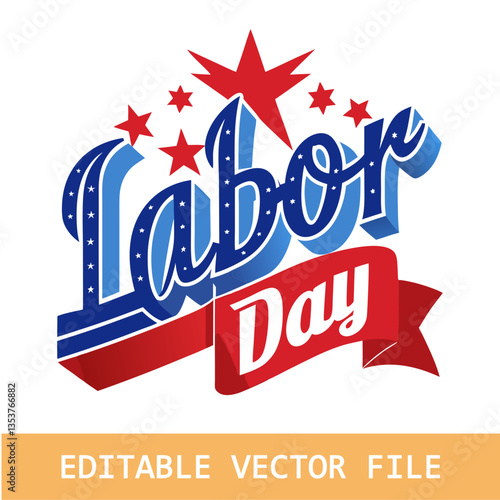 labor day vector design