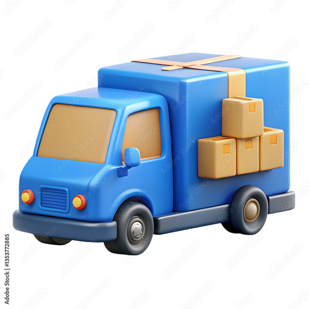 Charming 3D Delivery Truck Models for Transportation Graphics
Charming 3D Delivery Truck Models for Transportation Graphics
