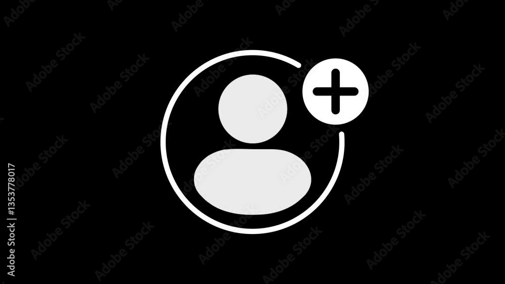 User profile icon animation. Profile, people silhouette, person, avatar, sign up button vector collection. User profile icon animation. Profile, people silhouette, person, avatar, sign up button vector collection.