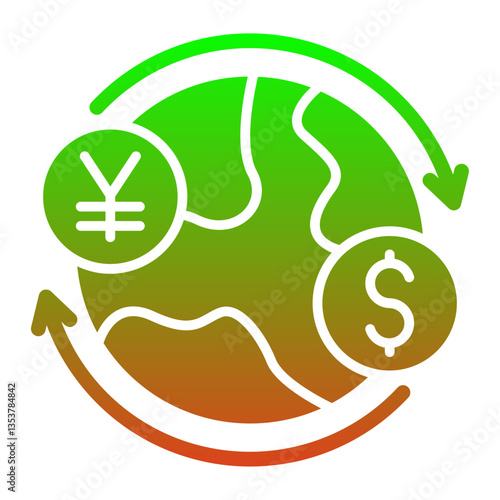 Global currency Icon