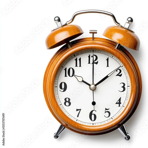 Retro Alarm Clock Showing Time