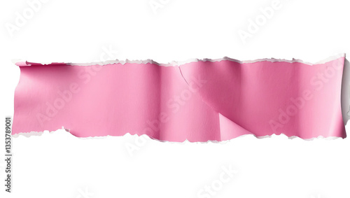Wallpaper Mural Torn Pink Paper Strip for Creative Background or Design Element Torontodigital.ca