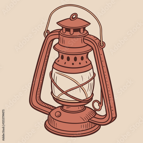 old oil lamp