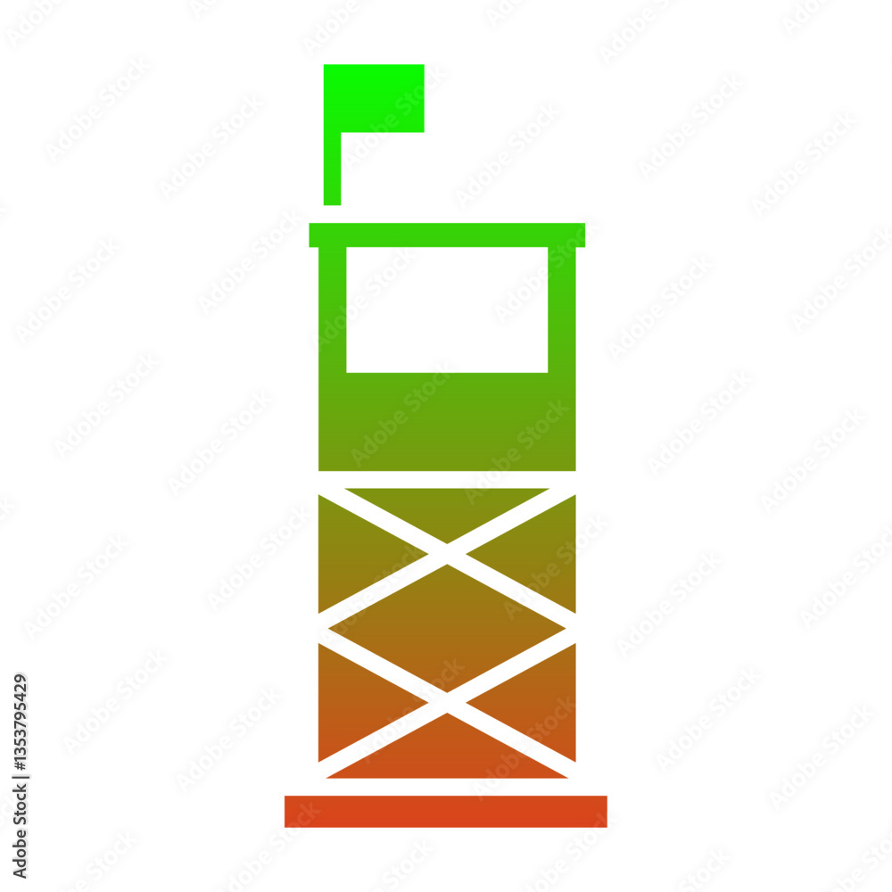 Naklejka premium Watch tower Icon