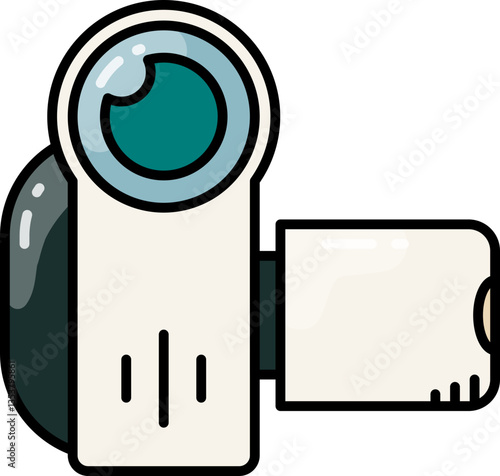 Handycam line icon