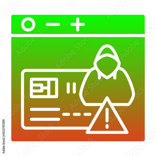 Online hacking Icon