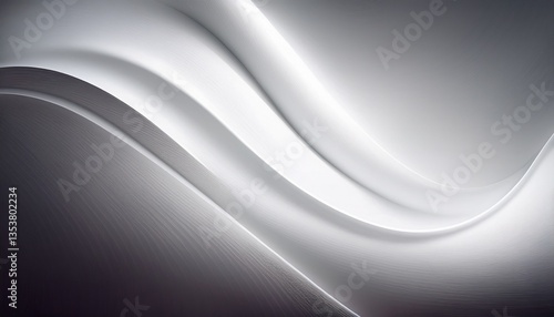 glowing curve or waves white abstract background backgrounds white backgrounds grey backgrounds