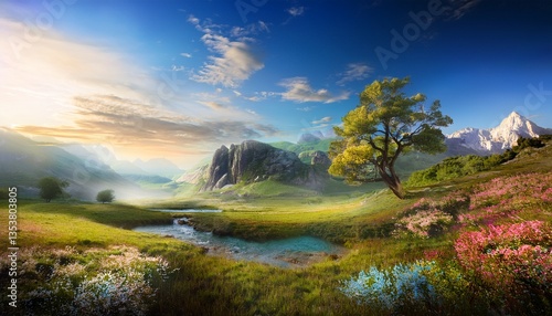 beautiful fantasy landscape