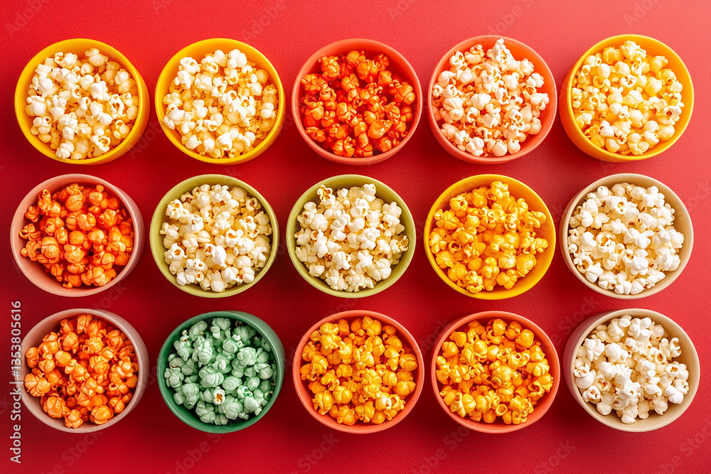 Fototapeta premium Colorful food Seamless Pattern Design with Holiday and Celebration Elements ai generated