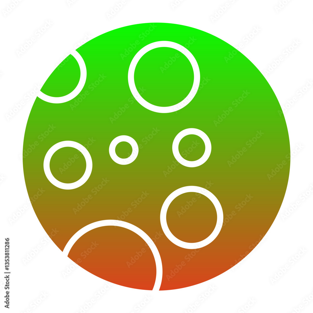 Fototapeta premium Moon Icon