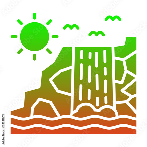 Waterfall Icon