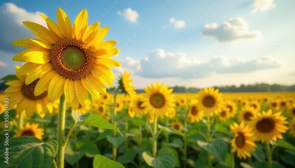 Golden sunflowers droop, leaves browned, autumn sky , november, photography Golden sunflowers droop, leaves browned, autumn sky , november, photography