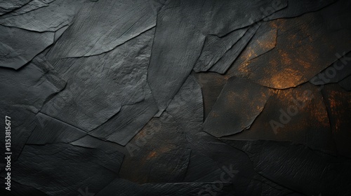 Sleek and Modern Black Textured Background for Design