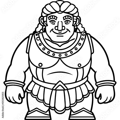 Wallpaper Mural vector illustration of a cartoon zombie Torontodigital.ca