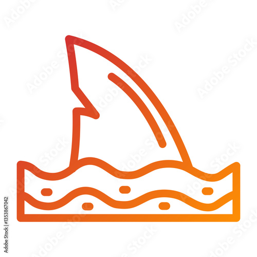 Vector Design Fins Icon Style