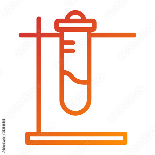 Test Tube Stand Icon Style