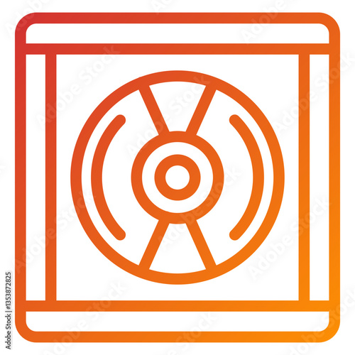 Compact Disk Icon Style