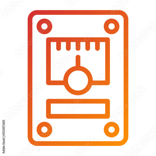 Voltmeter Icon Style