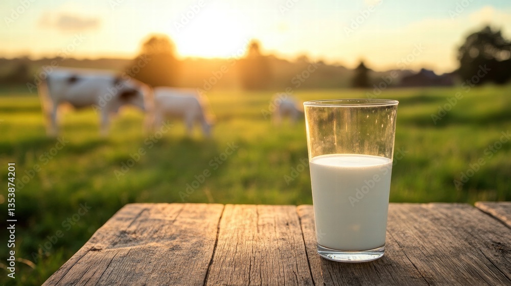 Fresh milk from pitcher into the glass with grass field and cows with a natural background,fresh milk ad template banner,Cows live on natural pastures, packaging with milk packs concept. Fresh milk from pitcher into the glass with grass field and cows with a natural background,fresh milk ad template banner,Cows live on natural pastures, packaging with milk packs concept.