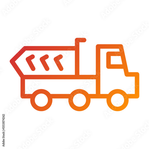 Dump Truck Icon Style