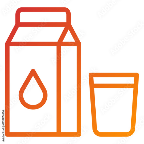 Milk Icon Style