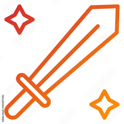 Sword Toy Icon Style
