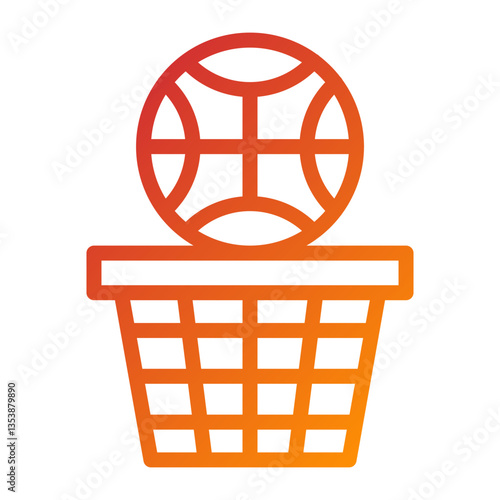 Basketball Icon Style