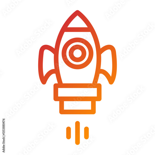 Space Booster Icon Style