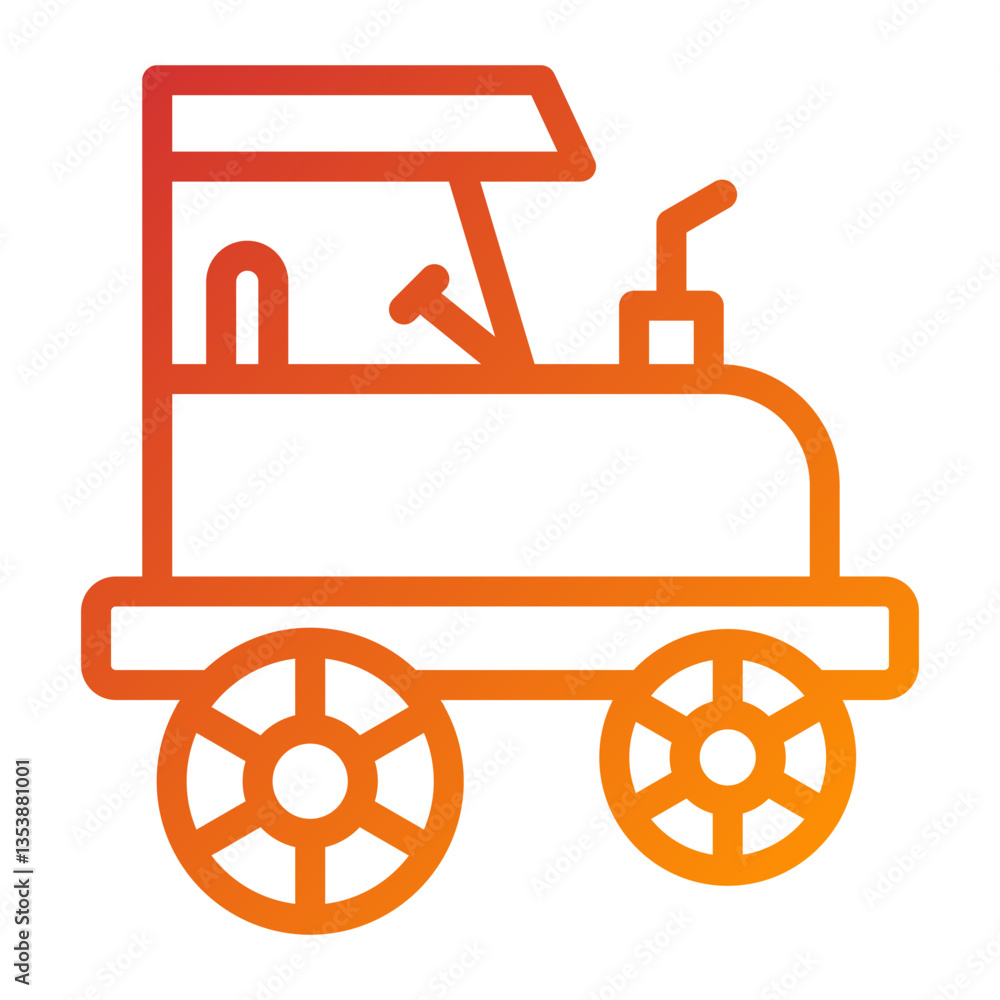 Buggy Car Icon Style Buggy Car Icon Style