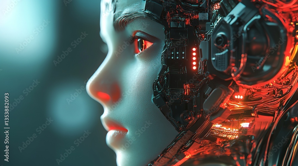 Futuristic AI Android – Ultra-Realistic Cybernetic Design for a Digital Future Futuristic AI Android – Ultra-Realistic Cybernetic Design for a Digital Future