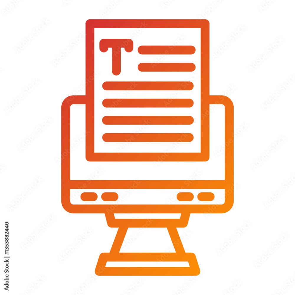 Copywriting Icon Style Copywriting Icon Style