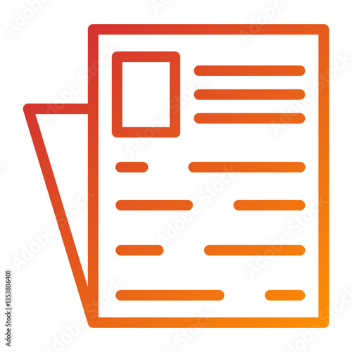 Newspaper Icon Style