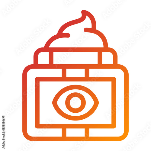 Eye Cream Icon Style