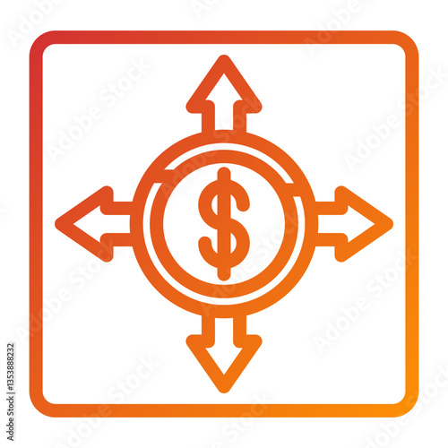 Business Ways Icon Style