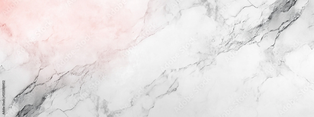 Naklejka premium Tekstura białego marmuru, tło dla projektu generative ai.