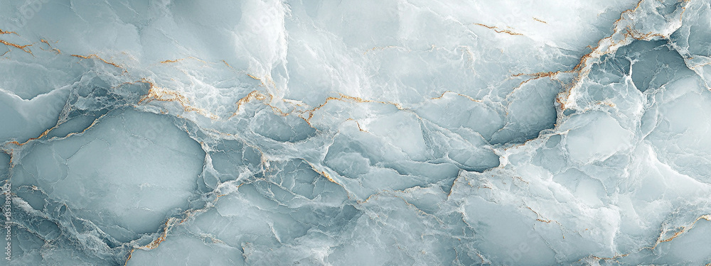 Naklejka premium Tekstura białego marmuru z błękitnym odcieniem, tło dla projektu generative ai