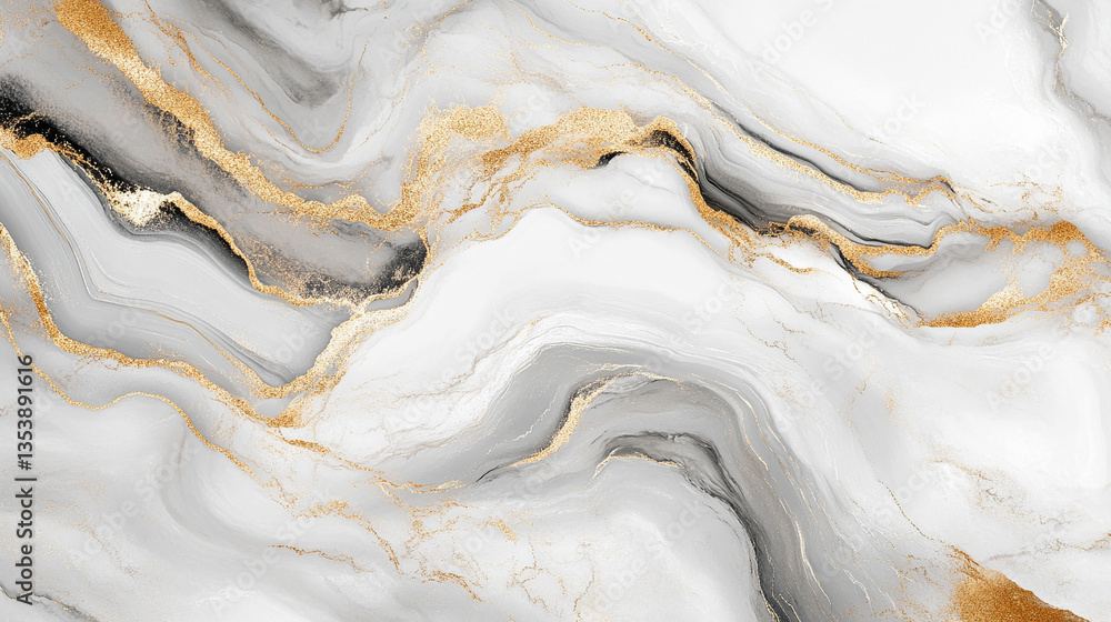 Naklejka premium Tekstura białego marmuru, tło dla projektu generative ai.