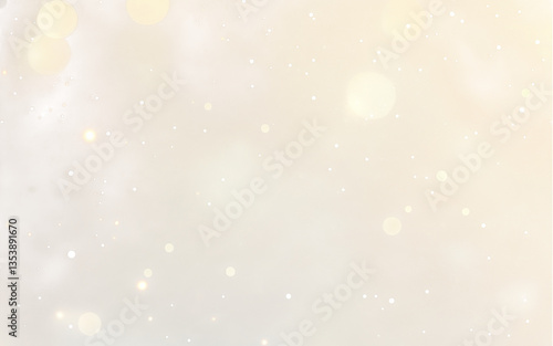PNG Glittering golden bokeh lights background