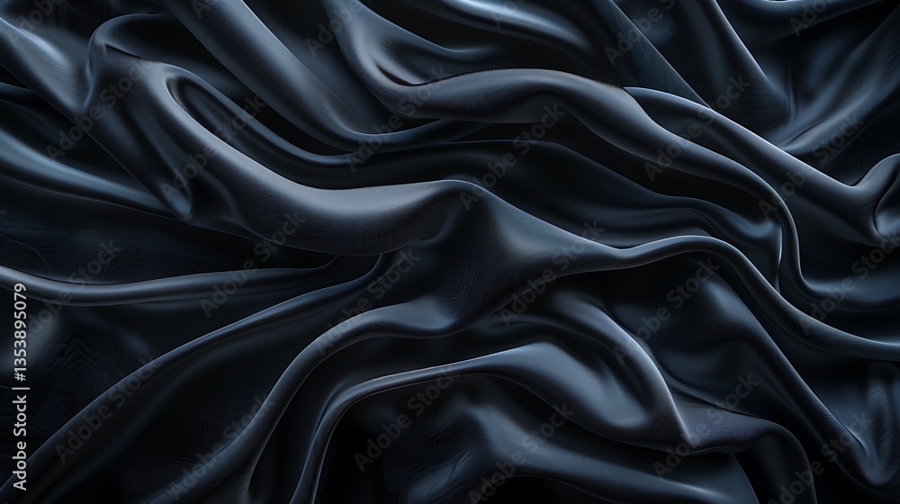 Obraz premium 3d abstract modern wave liquid desktop background wallpaper banner