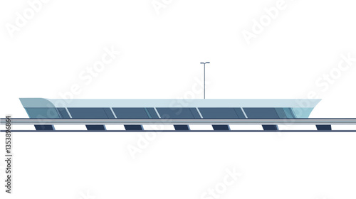 A Long Highway Cross – Endless Road Intersection in Perspective
