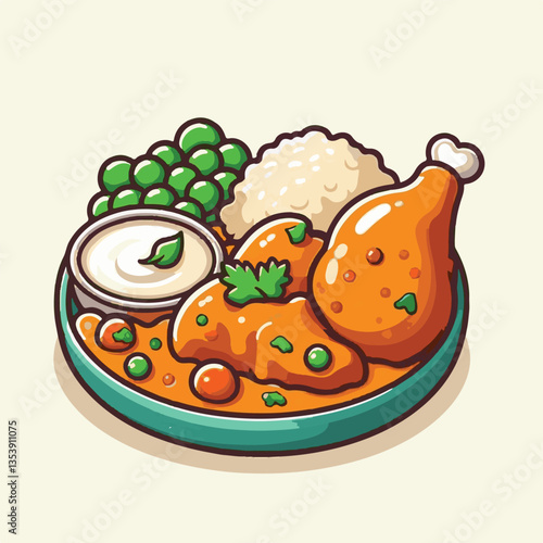 food, indian, dinner, butter chicken, spicy, traditional, chicken, dish, cuisine, curry, meal, delicious, restaurant, meat, lunch, rice, asian, bowl, plate, masala, tikka, butter, hot, background, rec