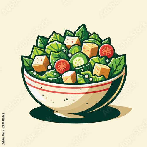 healthy, lunch, food, cheese, meal, lettuce, fresh, salad, green, gourmet, bread, parmesan, delicious, sauce, vegetable, dinner, caesar, bowl, chicken, appetizer, cuisine, dish, crouton, grilled, plat