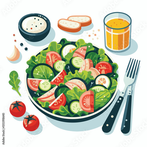 healthy, lunch, food, cheese, meal, lettuce, fresh, salad, green, gourmet, bread, parmesan, delicious, sauce, vegetable, dinner, caesar, bowl, chicken, appetizer, cuisine, dish, crouton, grilled, plat