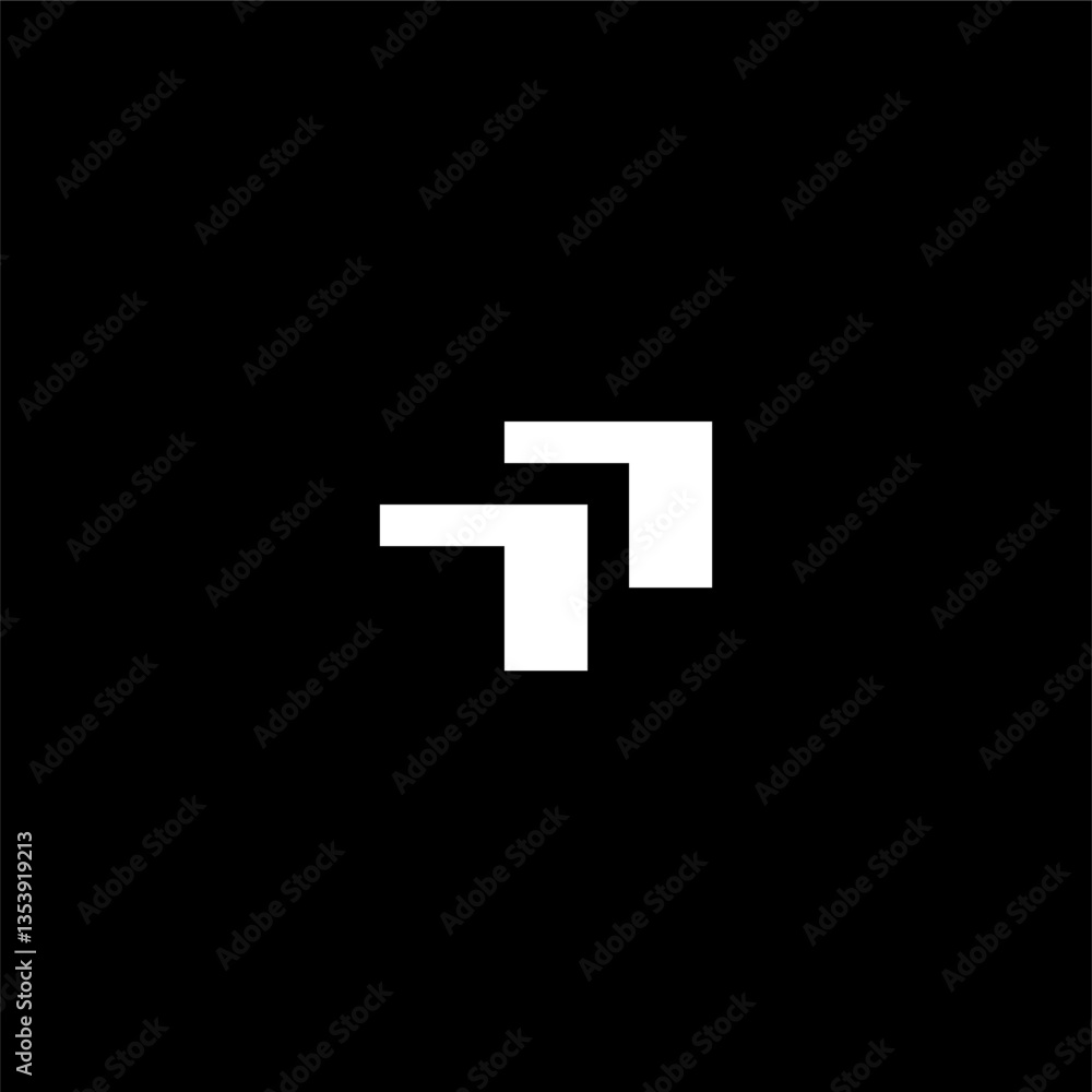 Monogram letter TP or PT with growth concept logo vector Monogram letter TP or PT with growth concept logo vector